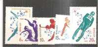 52285)n°5 Valori Russi 1966 - Olimpiadi Invernali - Nuovi - N°4659/63 - Verzamelingen