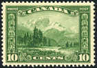 Canada #155 XF Mint Hinged 10c Mt. Hurd From 1928 - Ongebruikt