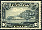 Canada #156 Mint Hinged 12c Quebec Bridge From 1929 - Unused Stamps