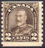 Canada #182 Mint Hinged George V 2c Dark Brown Coil From 1931 - Roulettes