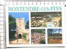 MONTENDRE LES PINS   -  4 Vues -  Le Château - Vues Aériennes - Le Lac -    -lu - Montendre