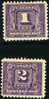 Canada J6-7 Mint Hinged Postage Dues From 1930-32 - Postage Due