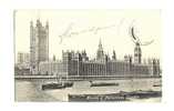 Cp, Angleterre, Londres, House Of Parliament, Voyagée 1911 - Houses Of Parliament