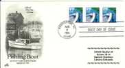 USA 1991 FDC Fishing Boat - 1991-2000