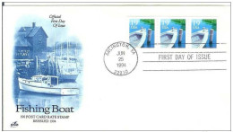 USA United States 1994 FDC Fishing Boat Ship Ships - 1971-1980