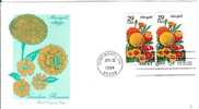 USA 1994 FDC Flora Flower Flowers Marigold - 1991-2000