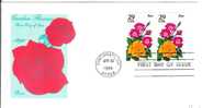 USA 1994 FDC Flora Flower Flowers Rose Roses - 1991-2000