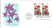 USA 1994 FDC Flora Flower Flowers Lily Lilies - 1991-2000