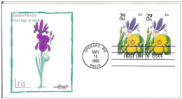 USA United States 1993 FDC Flora Flower Flowers Plants - 1991-2000