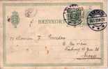 DANEMARK - ENTIER POSTAL AVEC COMPLEMENT POUR LA FRANCE DE NARSKOV LE 12-1-1912. - Cartas & Documentos