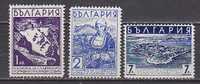 L1109 - BULGARIE BULGARIA Yv N°287/89 * GEOGRAPHIE - Unused Stamps