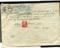 S2552 STORIA POSTALE REGNO CENT 20 IMPERIALE USO FISCALE 1939 - Revenue Stamps