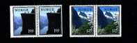 NORWAY/NORGE - 1976  LANDSCAPES PAIRS  MINT NH - Ongebruikt