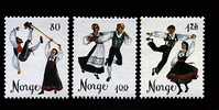 NORWAY/NORGE - 1976  FOLKLORISTIC DANCES  SET  MINT NH - Neufs