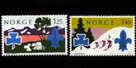 NORWAY/NORGE - 1975  SCOUTS  SET  MINT NH - Neufs