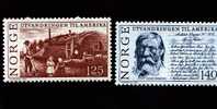 NORWAY/NORGE - 1975  EMIGRATION TO AMERICA  SET  MINT NH - Neufs