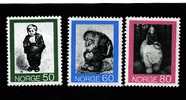 NORWAY/NORGE - 1972  T. KITTELSEN  SET  MINT NH - Unused Stamps