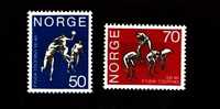 NORWAY/NORGE - 1970  GYMNASTIC SCHOOL   SET  MINT NH - Unused Stamps