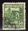 ANDORRE ESPAGNOL 1948 Chapelle De Meritxell  Yv 46 Obl - Gebraucht