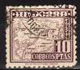 ANDORRE ESPAGNOL 1951 Landkarte Carte Map Yv 51 Obl - Used Stamps