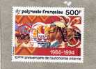 POLYNESIE Française : 10 Ans De L´Autonomie Interne : Profils De Polynésiens, Et Logo - Nuevos