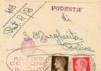 1945  LETTERA   CON ANNULLO VILLAFRATI PALERMO - Poststempel
