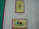 Folder 1974 Chinese Folklore Stamps - Acrobat Magic Sport - Théâtre