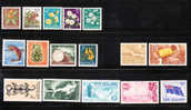 New Zealand 1960-66 Def Flowers Timber Butter Making Glacier MNH/MLH - Unused Stamps