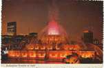 Alte AK Chicago, Buckingham Fountain At Night 1973 - Chicago