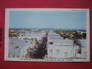 Key West Fl   View Of Street From Concha Hotel  Vintage Border - Key West & The Keys