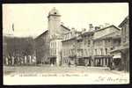 CPA  ANCIENNE- FRANCE- SAINT-MARCELLIN (38)- LA PLACE D'ARMES- BELLE ANIMATION- CAFÉ DE L'ISERE- COMMERCES - Saint-Marcellin