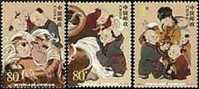China 2004-11 Sima Guang Breaking The Vat Stamps Famous Chinese - Neufs