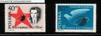 POLAND 1961 2ND MANNED SPACE FLIGHT TITOW ON WOSTOCK II NHM Cosmos Soviet Russian Cosmonaut Dove Bird ZSSR Russia - Russie & URSS