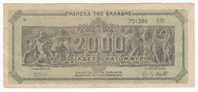 GREECE 2000 MILLION DRACHMAI 1944  P 133b  133 B - Grèce