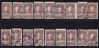 CONGO BELGE - OLD LOT  CANCELS 4 SCANS - Used Stamps