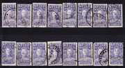 CONGO BELGE - OLD LOT  CANCELS 4 SCANS - Usati