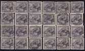 CONGO BELGE - OLD LOT  CANCELS & MULTIPLE COB/VOB#117 - Used Stamps