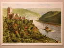 Burg Kaub Am Rhein Mit Der Pfalz - Kaub