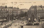 PARIS  LA PLACE ET LA FONTAINE SAINT-MICHEL AUTOBUS TRAMWAY COMMERCE - Arrondissement: 06