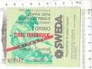 PO3408A  Biglietto PARTITA CALCIO - FIGC - COPPA UEFA - TORINO-TIROL INNSBRUCK 1987 - Altri & Non Classificati
