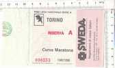 PO3413A  Biglietto PARTITA CALCIO - FIGC SERIE A - TORINO-VERONA 1987/88 - Autres & Non Classés