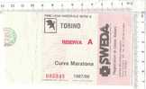 PO3414A  Biglietto PARTITA CALCIO - FIGC SERIE A - TORINO-UDINESE 1987/88 - Autres & Non Classés