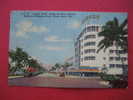 Miami Beach Fl     Lincoln Road   1948 Cancel  Linen - Miami Beach