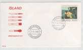 Iceland FDC 21-10-1981 PAINTING With Cachet - FDC
