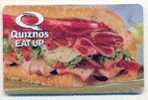 Quiznos  U.S.A. Gift Card,   Carte Cadeau Pour Collection # 4 - Treuekarten