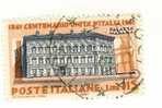 VARIETA', Rep. Italiana 1961: Centenario Dell´ Unità D´Italia, 115 Lire. VARIETA´ 8° Finestra Al Piano Terra Rotta - Plaatfouten En Curiosa