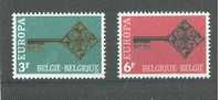 BELGIE  EUROPA ZEGELS  1968  ** - 1968