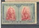 ES408-LBC105.Spain.Esgane. .PIO Xl Y ALFONSO Xlll.CATACUMBAS DE SAN DAMASO EN ROMA  1928 (Ed 408*) Nuevo, Con Charnela - Unused Stamps