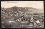 CPA  ANCIENNE- FRANCE- POLIGNY (39)- VUE GENERALE DU VILLAGE EN GROS PLAN- ROUTE D'ENTRÉE- LINGE ETENDU- VIGNES - Poligny