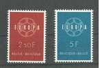 BELGIE  EUROPA ZEGELS  1959  ** - 1959